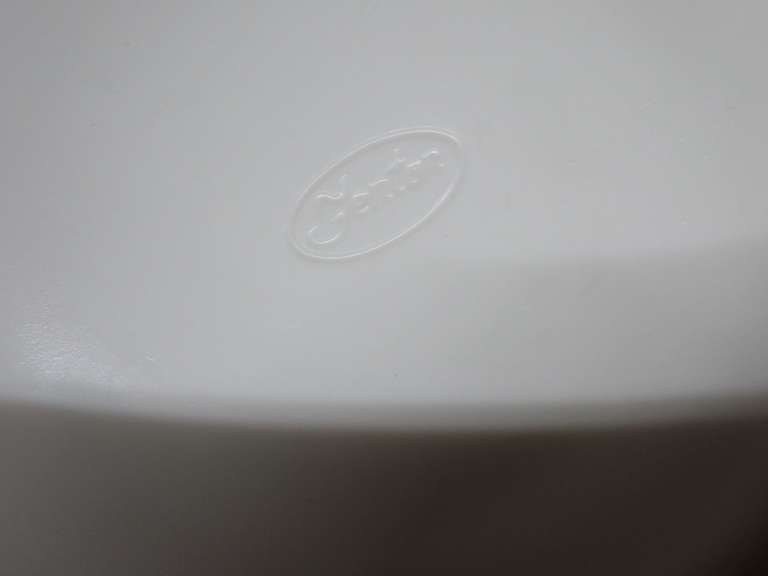 Fenton Milk Glass Hobnail Ruffled Bowl