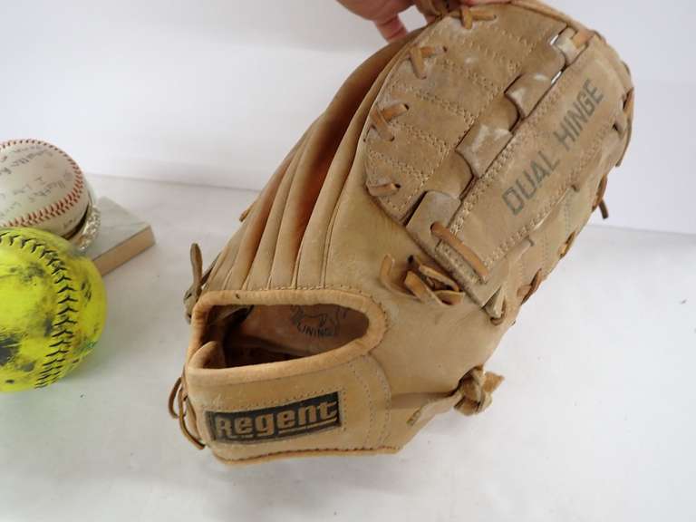 Vintage Baseball Glove, Softball & More
