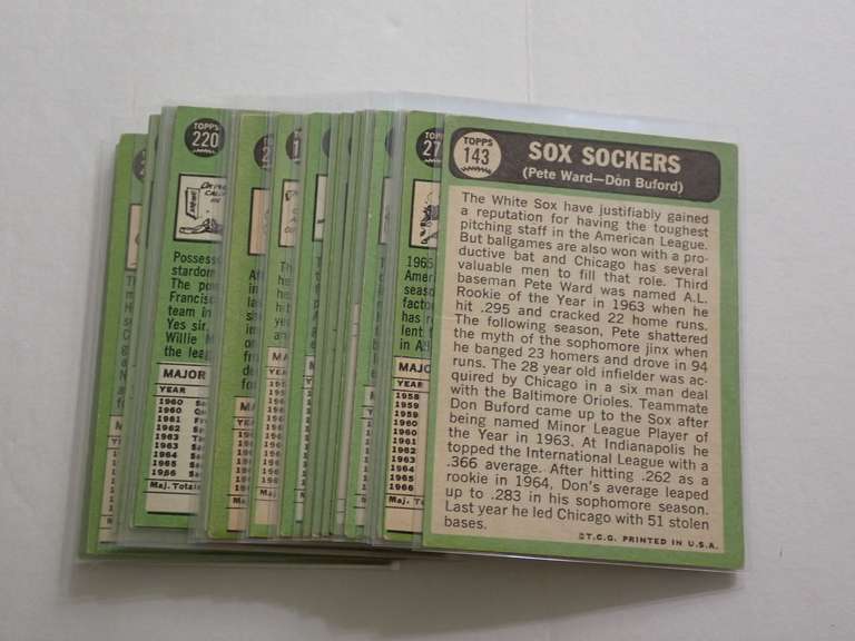 1967 TOPPS BASEBALL CARDS