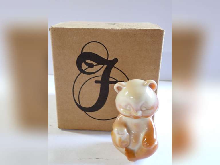 Fenton Baby Bear Figurine with Box
