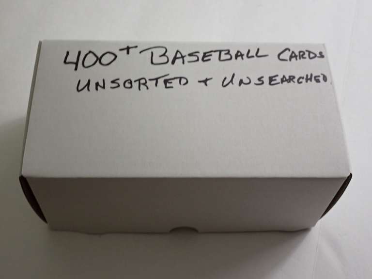 400+/- UNSEARCHED/UNSORTED BASEBALL CARDS