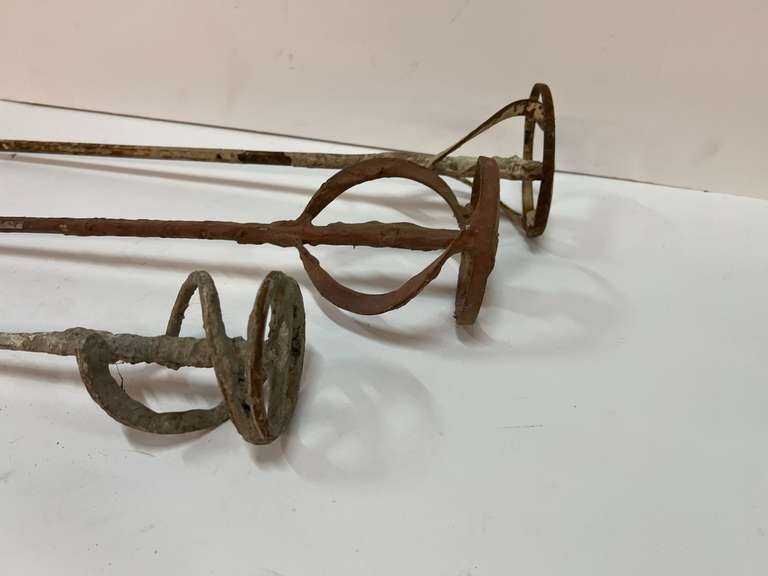 Drill stirring wands, three pieces, see pictures for details.