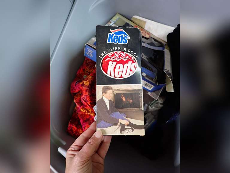 Clothing and Socks Assortment - Includes Lidded Tote