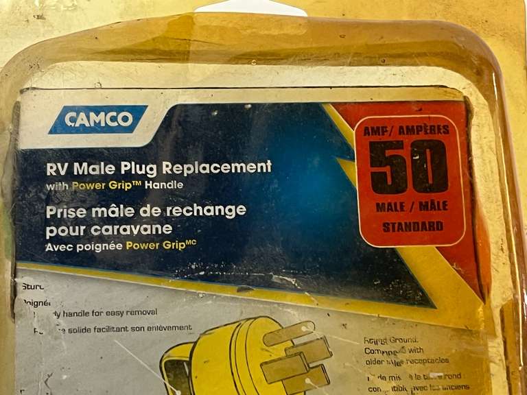 RV male plug replacements, still in original packaging, set of two, see pictures for details.