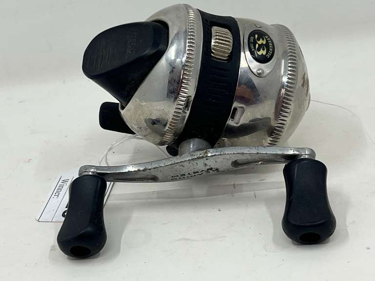 Zebco 33 closed face reel, see pictures for details.