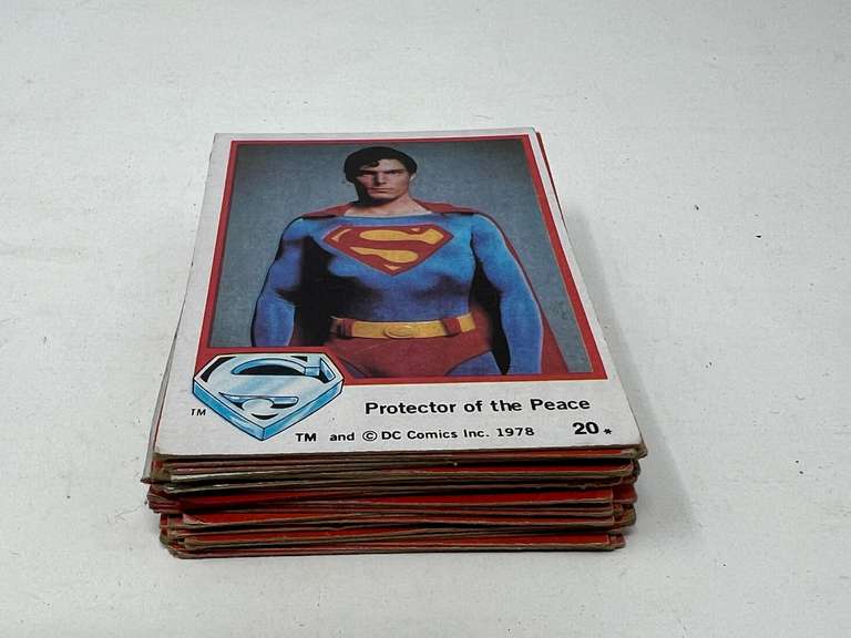 Superman trading cards, see pictures for details.