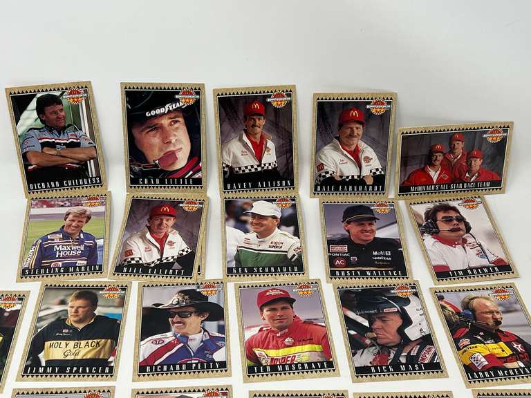 McDonald’s NASCAR trading cards, see pictures for details.
