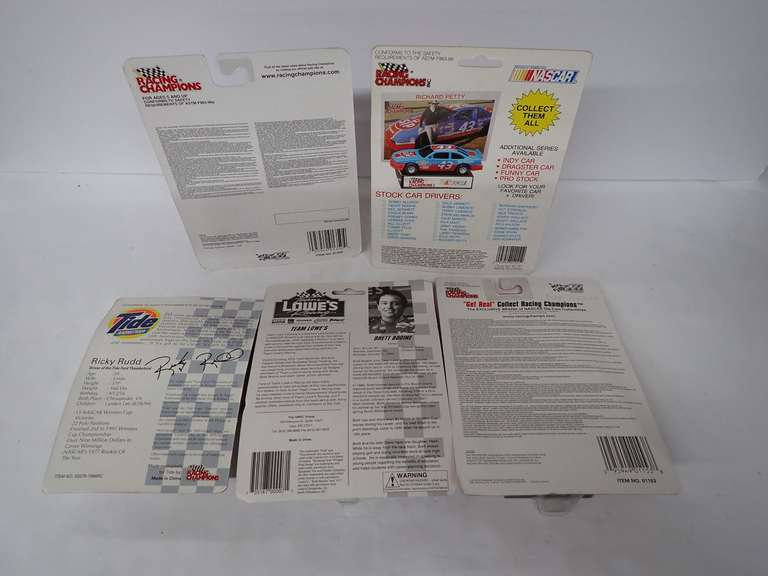 Lot of 5 NASCAR Diecast Stock Cars