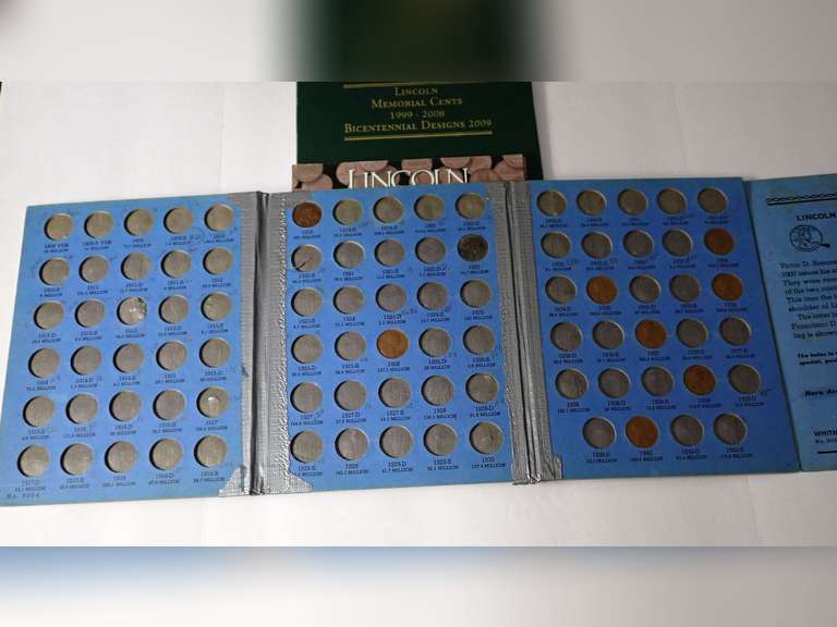 VINTAGE COIN COLLECTION - MISSING SOME COINS - SEE ALL PHOTOS