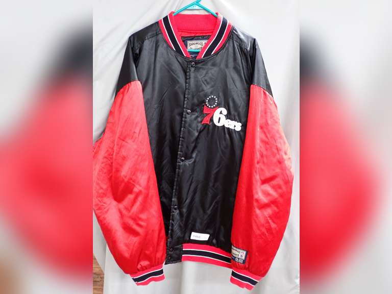 Philadelphia 76ers Hardwood Classics NBA Jacket - G-III Carl Banks - XXL