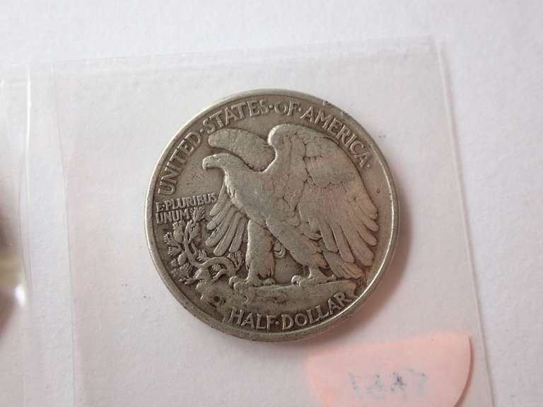 1942 & 1943 WALKER HALF DOLLAR COINS