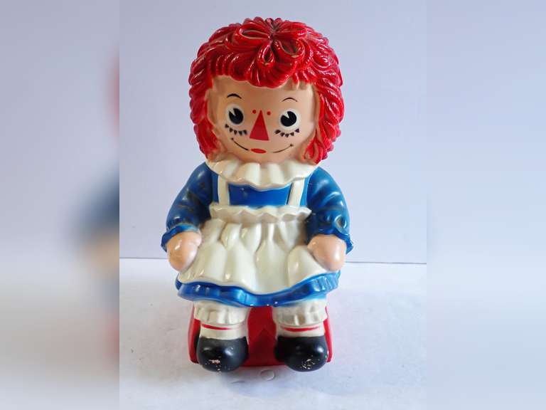 Raggedy Ann Coin Bank 1972