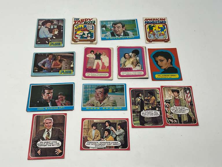 Entertainment trading cards to include The Dukes of Hazzard, Welcome Back Kotter, and more. See pictures for details.