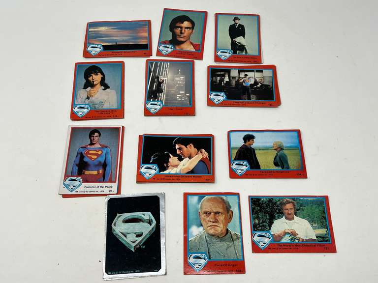 Superman trading cards, see pictures for details.