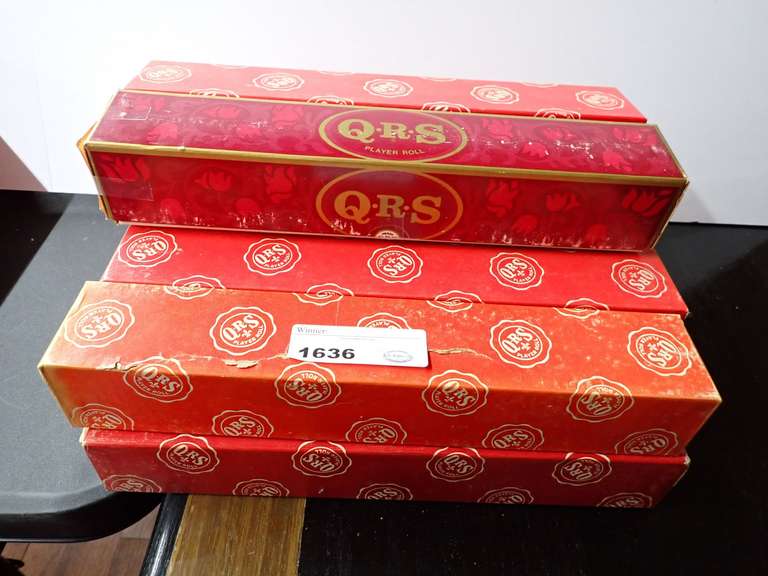 Collection of QRS Player Piano Rolls