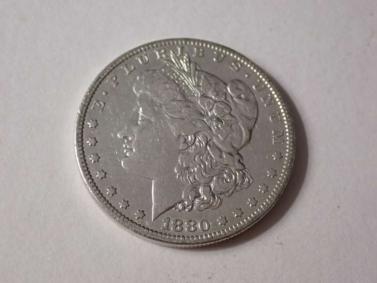 1880-O MORGAN SILVER DOLLAR COIN