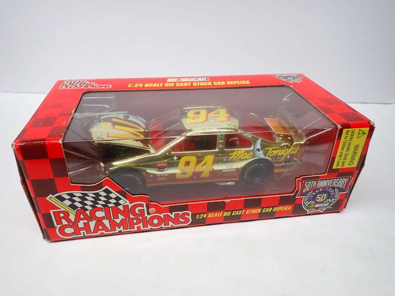 Racing Champions NASCAR 50th Anniversary Mac Tonight #94 1:24 Scale Die-Cast Stock Car Replica