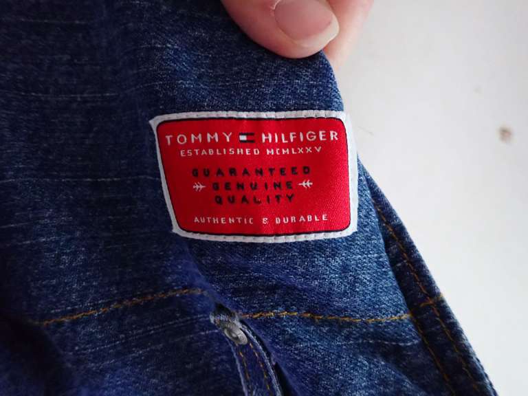 Tommy Hilfiger Blue Denim Comforter - Appears to be Twin Size