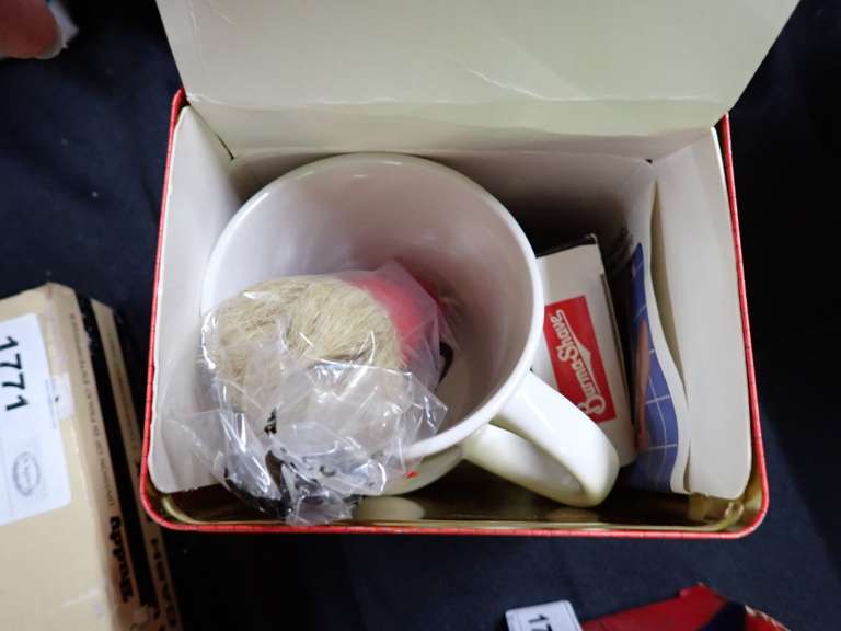 Burma-Shave & Old Spice Shaving Mugs with Soap