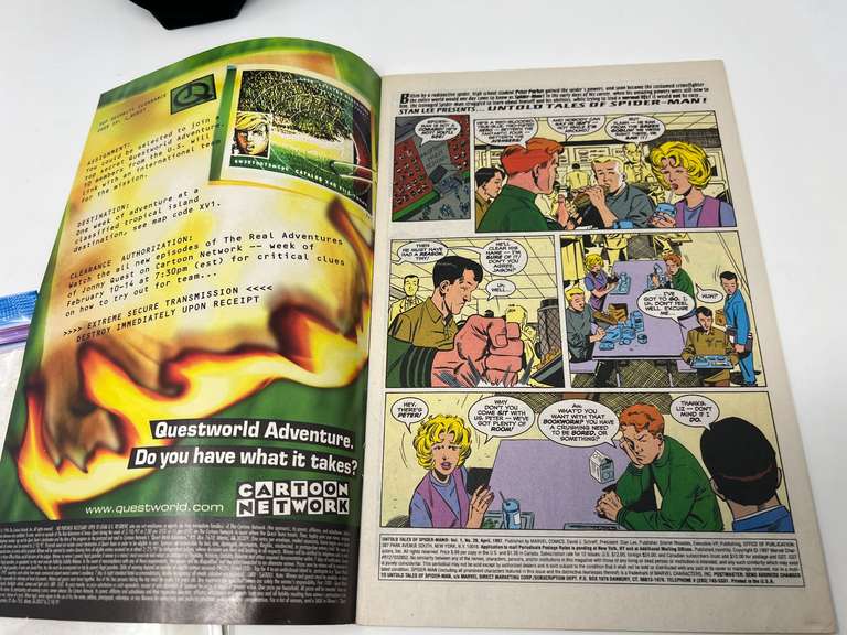 Marvel Spider-Man comic book, "Vulture on the Wing!" April 1997 edition, see pictures for details.