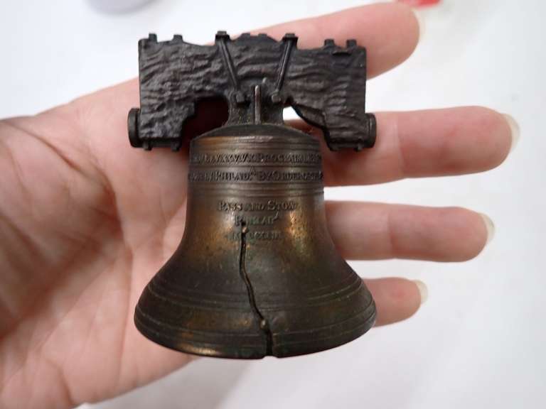 Liberty Bell Replica and Borden's Elsie Milk Bottle
