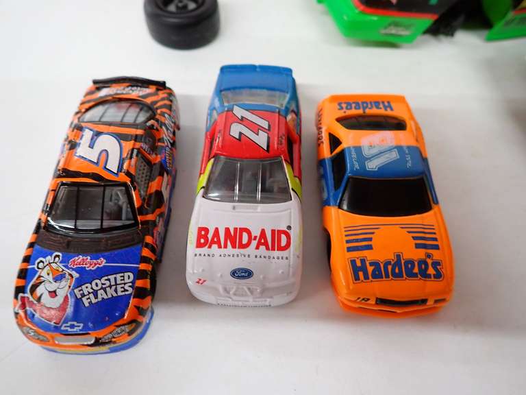 Collection of Racing Cars -Plastic and Die Cast - Some in need of repair.