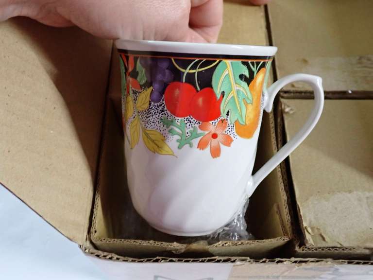 Fruit Garden Mug Set - Four Mugs