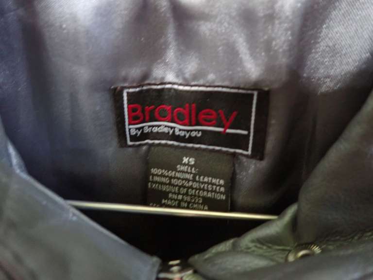Bradley Bayou Silver Leather Jacket - XS