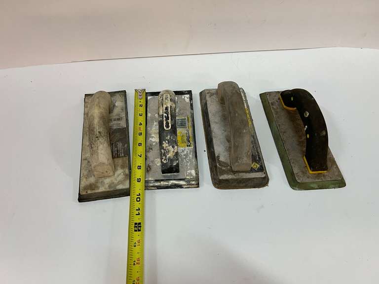 Grout floats, four pieces, see pictures for details.