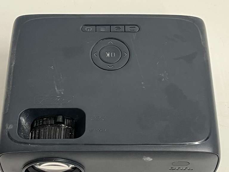 Onn home theater projector, working condition unknown, see pictures for details.