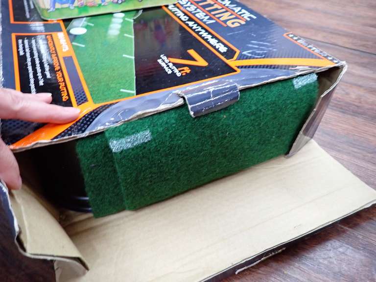 Club Champ Automatic Putting System and Cracker Jack Tin