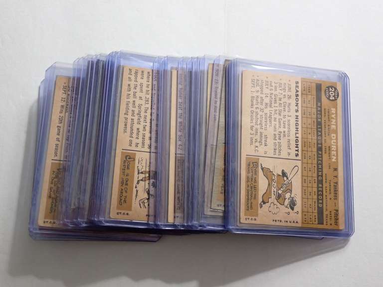 1960 TOPPS BASEBALL CARDS