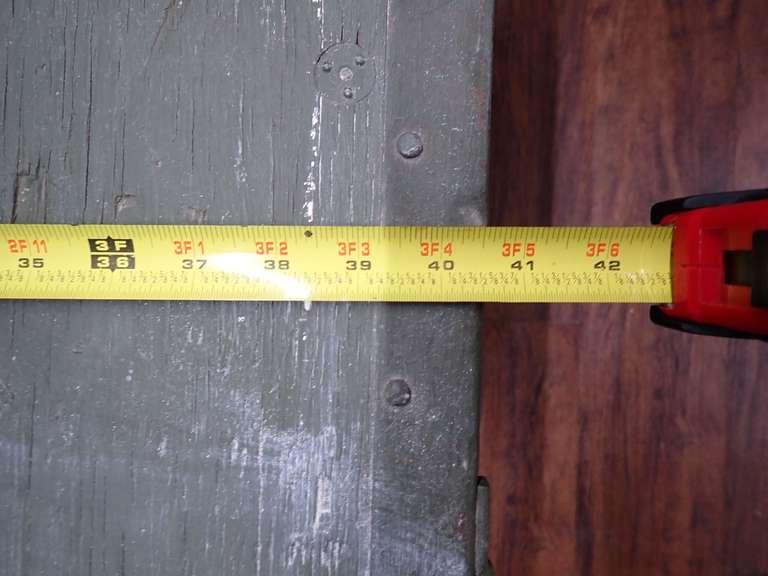 Vintage Military Drab Footlocker Trunk with US Military Sleeping Bag - Measurements in photos.