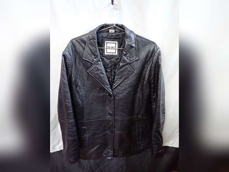 Excelled Collection Black Leather Jacket - Size XL