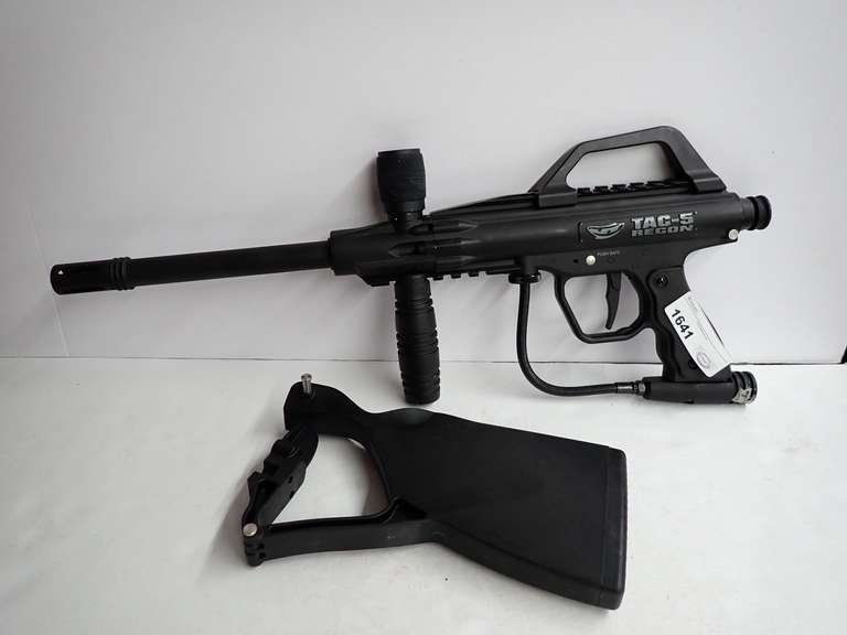 TAC-5 Recon Paintball Marker with Stock
