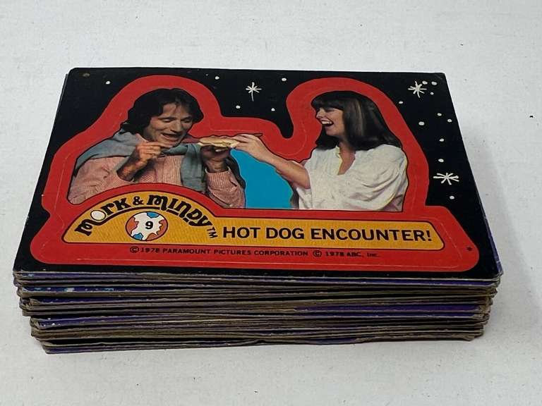Mork and Mindy trading cards, see pictures for details.
