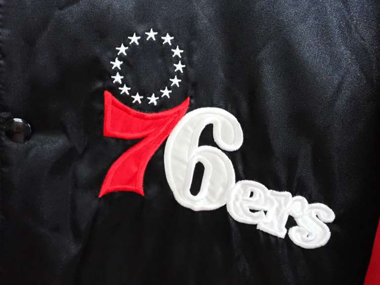 Philadelphia 76ers Hardwood Classics NBA Jacket - G-III Carl Banks - XXL