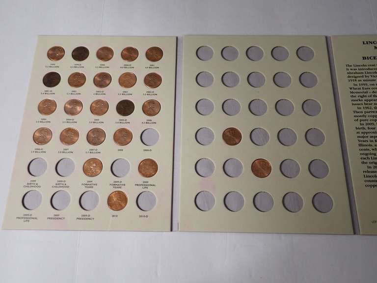 VINTAGE COIN COLLECTION - MISSING SOME COINS - SEE ALL PHOTOS