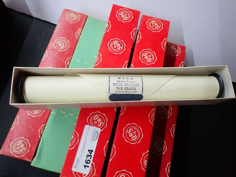 Collection of QRS Player Piano Rolls