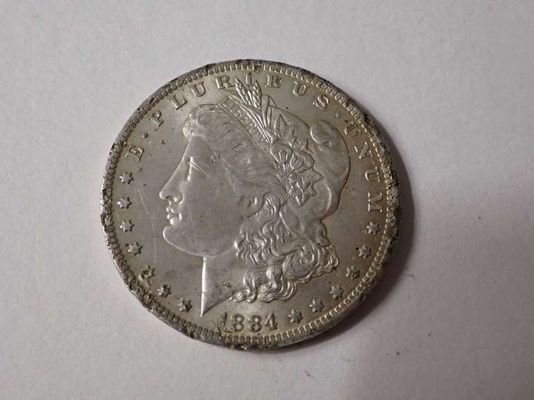 1884-O MORGAN SILVER DOLLAR COIN