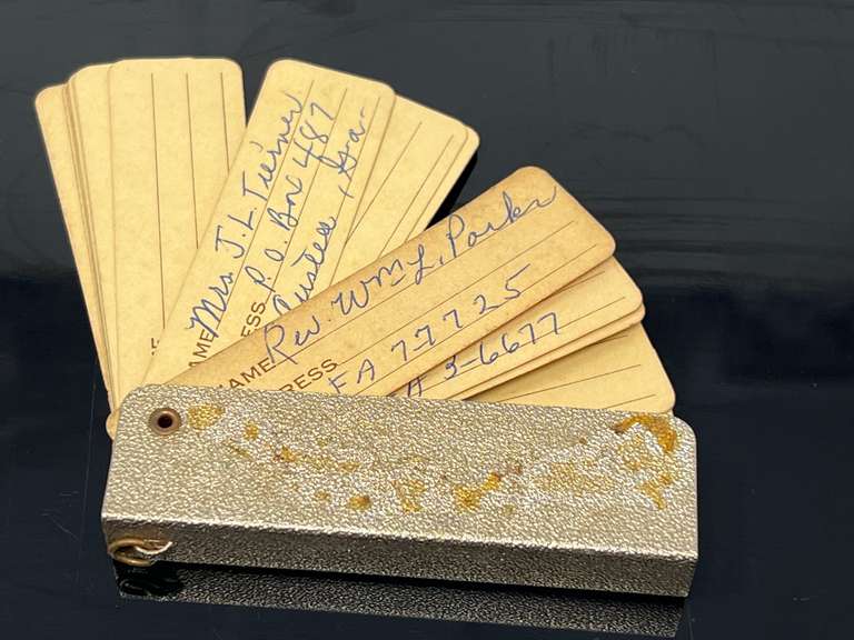 Vintage advertising clicker for Calvert Canadian whiskey, also includes vintage rhinestone buttons, clock key, and vintage address holder, see pictures for details.
