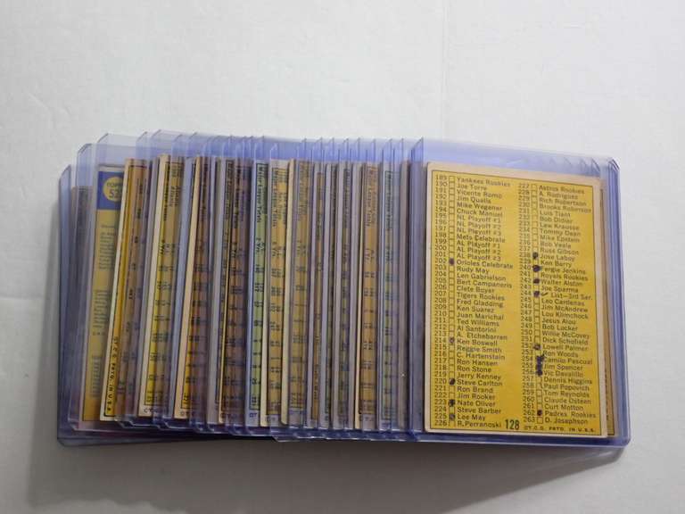 1970 TOPPS BASEBALL CARDS