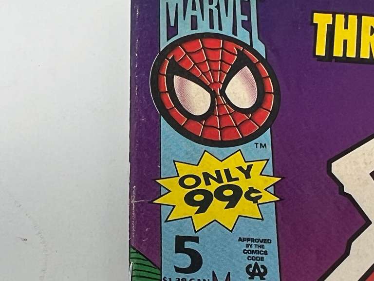 Marvel Spider-Man comic book, "Throw Spidey from the Train", see pictures for details.