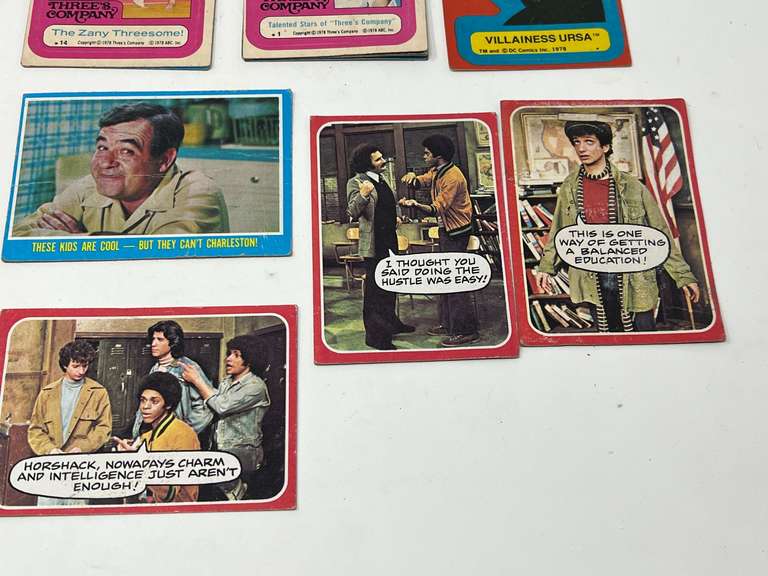 Entertainment trading cards to include The Dukes of Hazzard, Welcome Back Kotter, and more. See pictures for details.