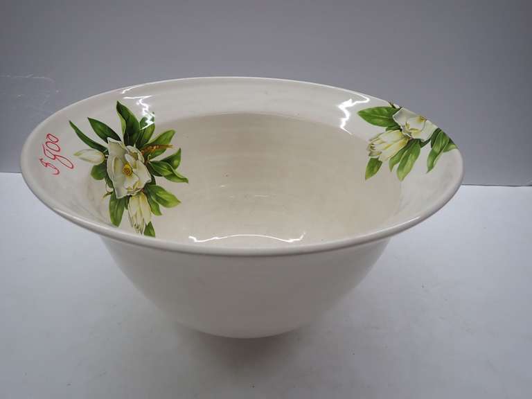 Ceramic Bowl with Markings - See all photos.