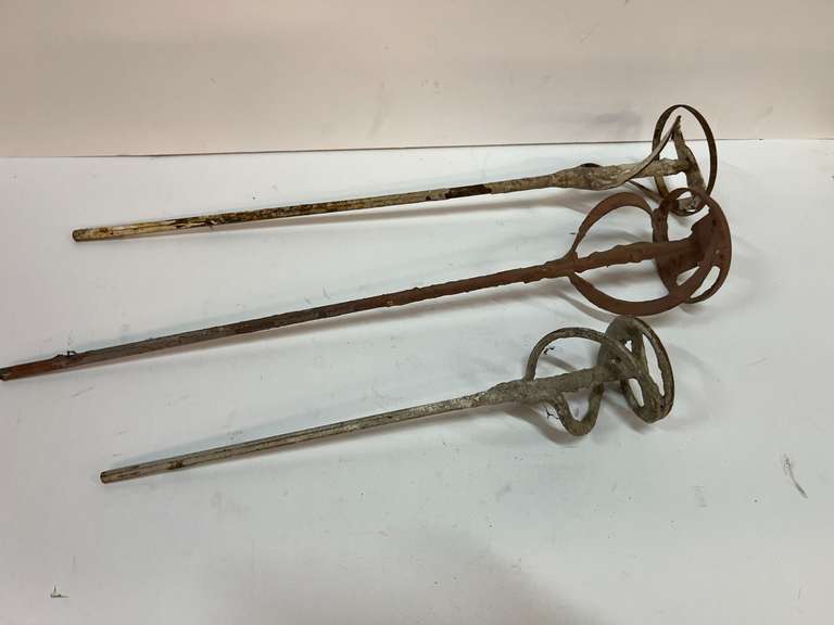 Drill stirring wands, three pieces, see pictures for details.