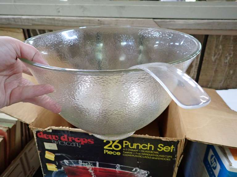 Dew Drops by Tuscany 26 Piece Punch Bowl Set