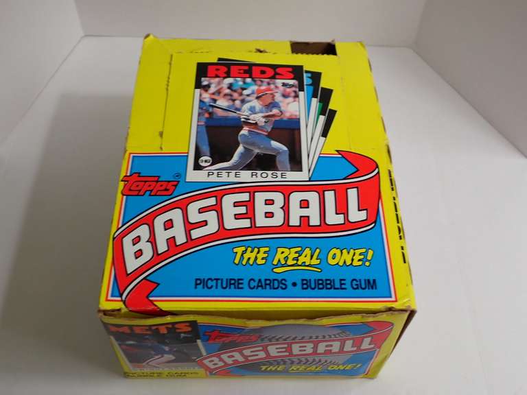 OPEN BOX 1986 TOPPS BASEBALL CARDS - NOT COMPLETE SET