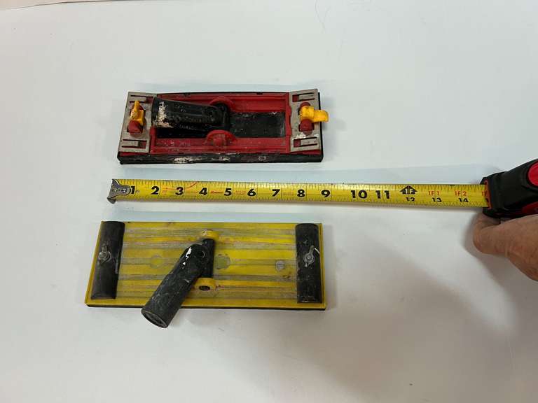 Drywall pole sanding pad heads, two pieces, see pictures for details.