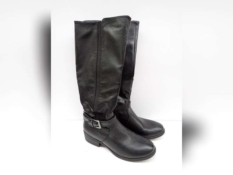 Croft & Barrow Black Knee-High Boots-See photos for size.